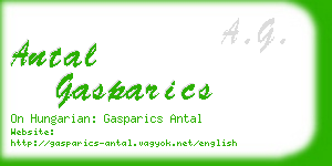 antal gasparics business card